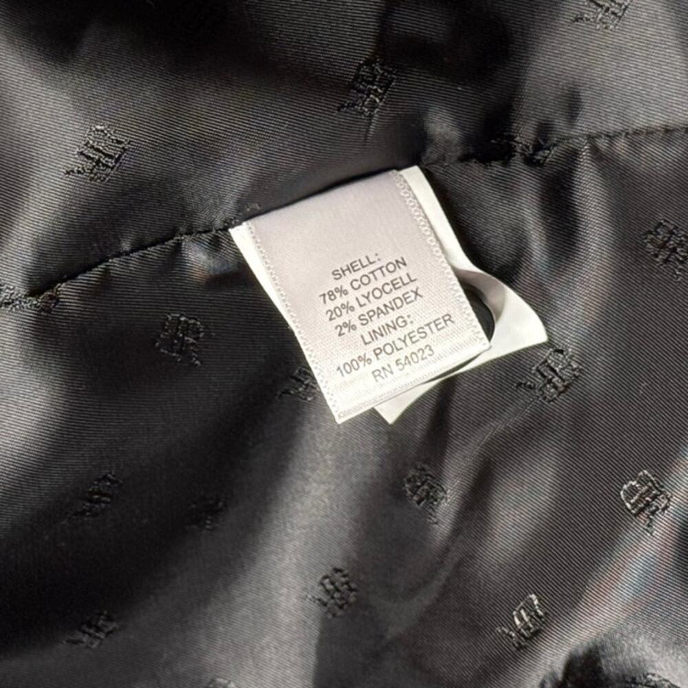 Banana Republic Black Velvet Puff Shoulder Tailored Blazer Jacket Size 10 - Picture 5 of 11